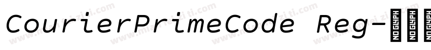 CourierPrimeCode Reg字体转换